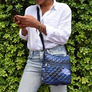 Oliver Thomas Kitchen Sink Camo Crossbody Bag